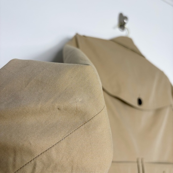 Burberry Buckingham Trench Coat Camel Tan Nova Check Lining Size 10 US Authentic - Picture 7 of 16